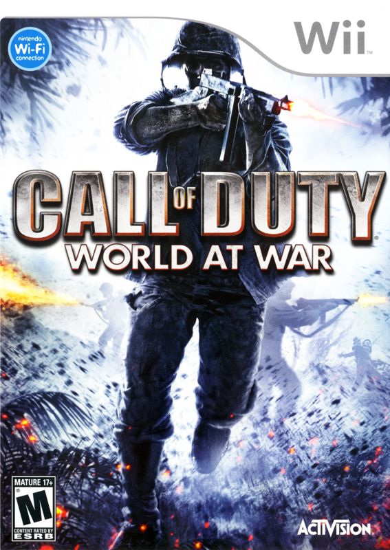 Call of Duty World at War box art for Wii
